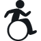 Rollstuhl Symbol
