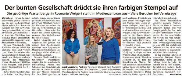 Ausstellung Rosemarie Weigert